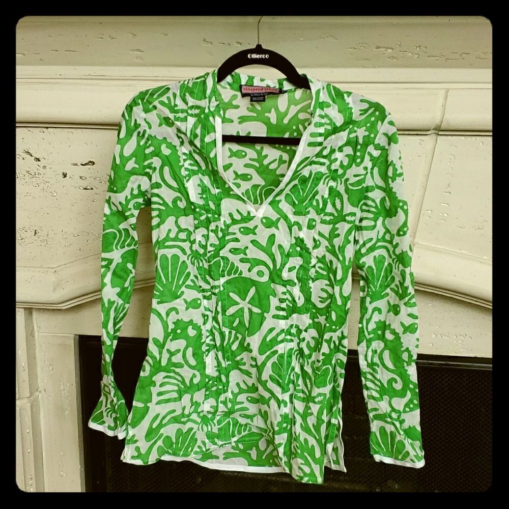 VINEYARD VINES Caftan Shirt - Size X-Small